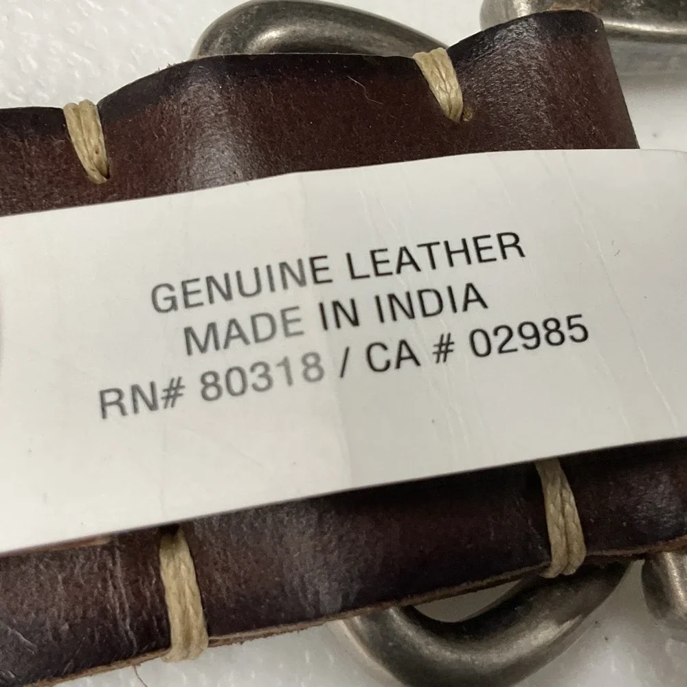 Lucky Brand Men's Size‎ 36 Dark Brown Genuine Leather Belt NWT